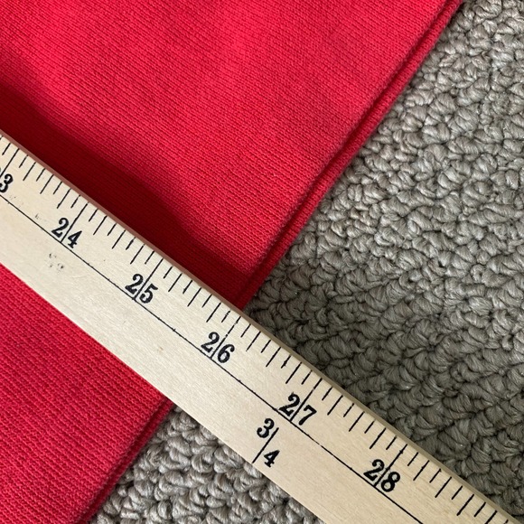 Polo Ralph Lauren Mens‎ Sweater Size Large Red Long Sleeves 1/4 Zip Pullover - Picture 6 of 11